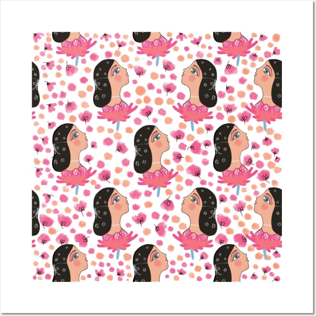 Princess pattern Wall Art by DarshanaParajia